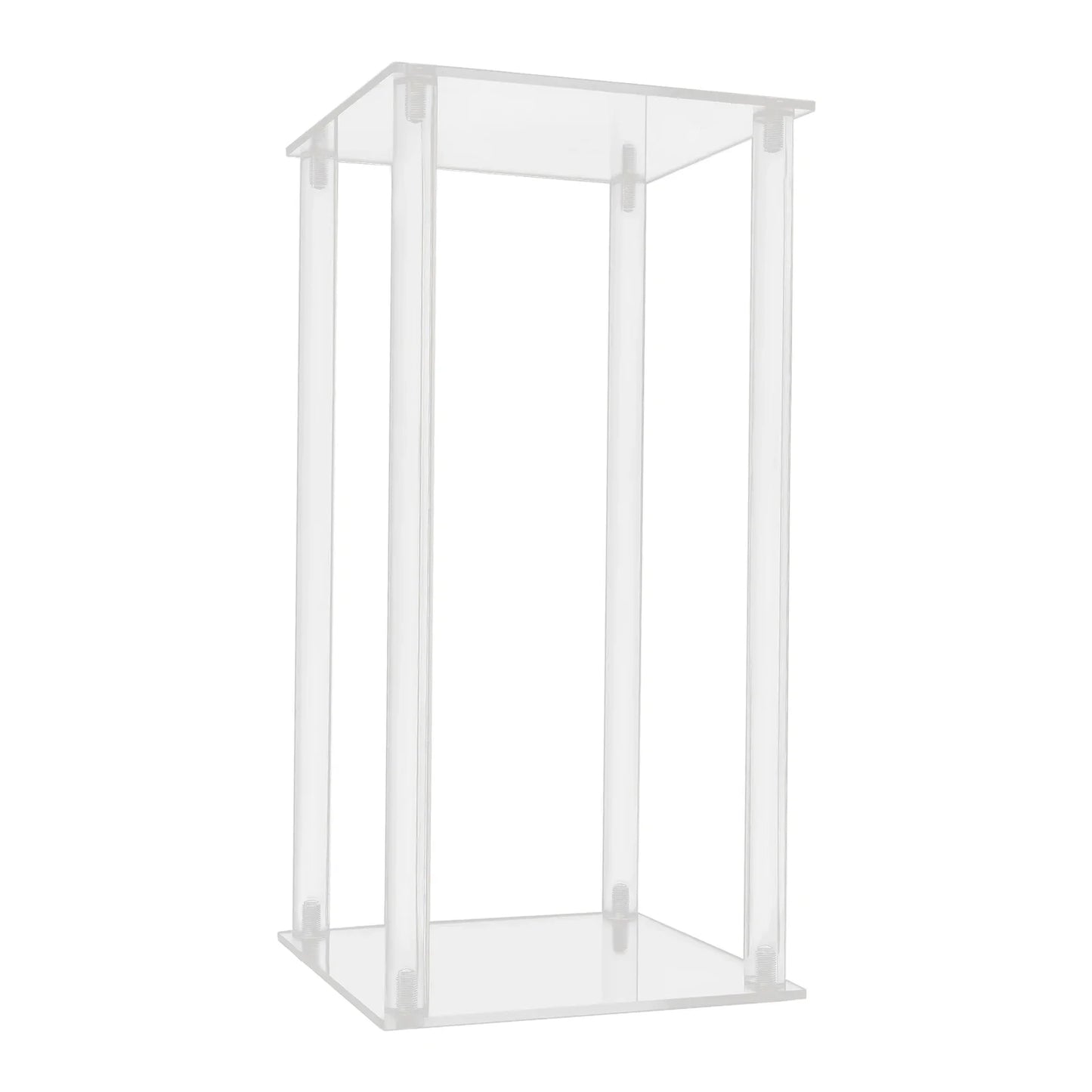 10PCS Clear Acrylic Wedding Flower Stands Rectangular holder For Weddings, Birthday Parties, Baby Showers,etc
