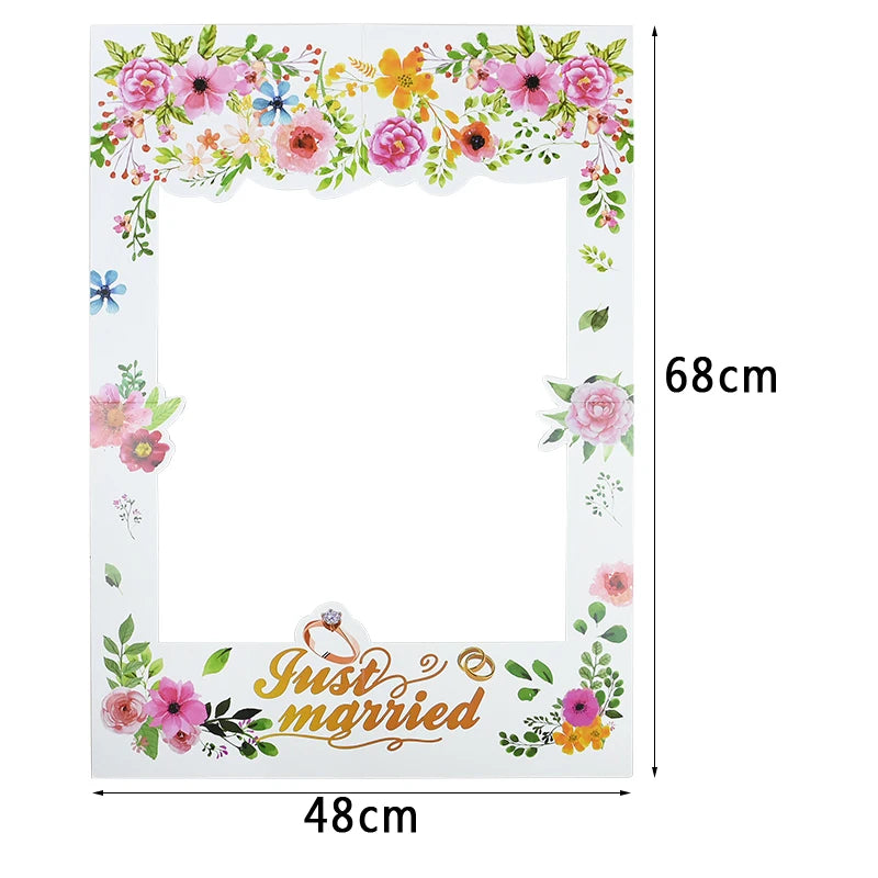 68cm * 48cm Wedding Photo Booth props