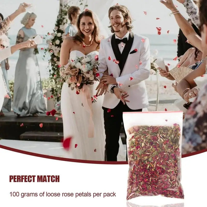 Wedding Confetti Dried Flower Natural Dried Flower Rose Petals Dried Flower Petals for Weddings Confetti Wedding Party Decor