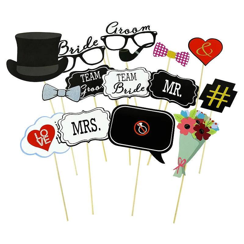 Wedding Decoration Photo Booth props