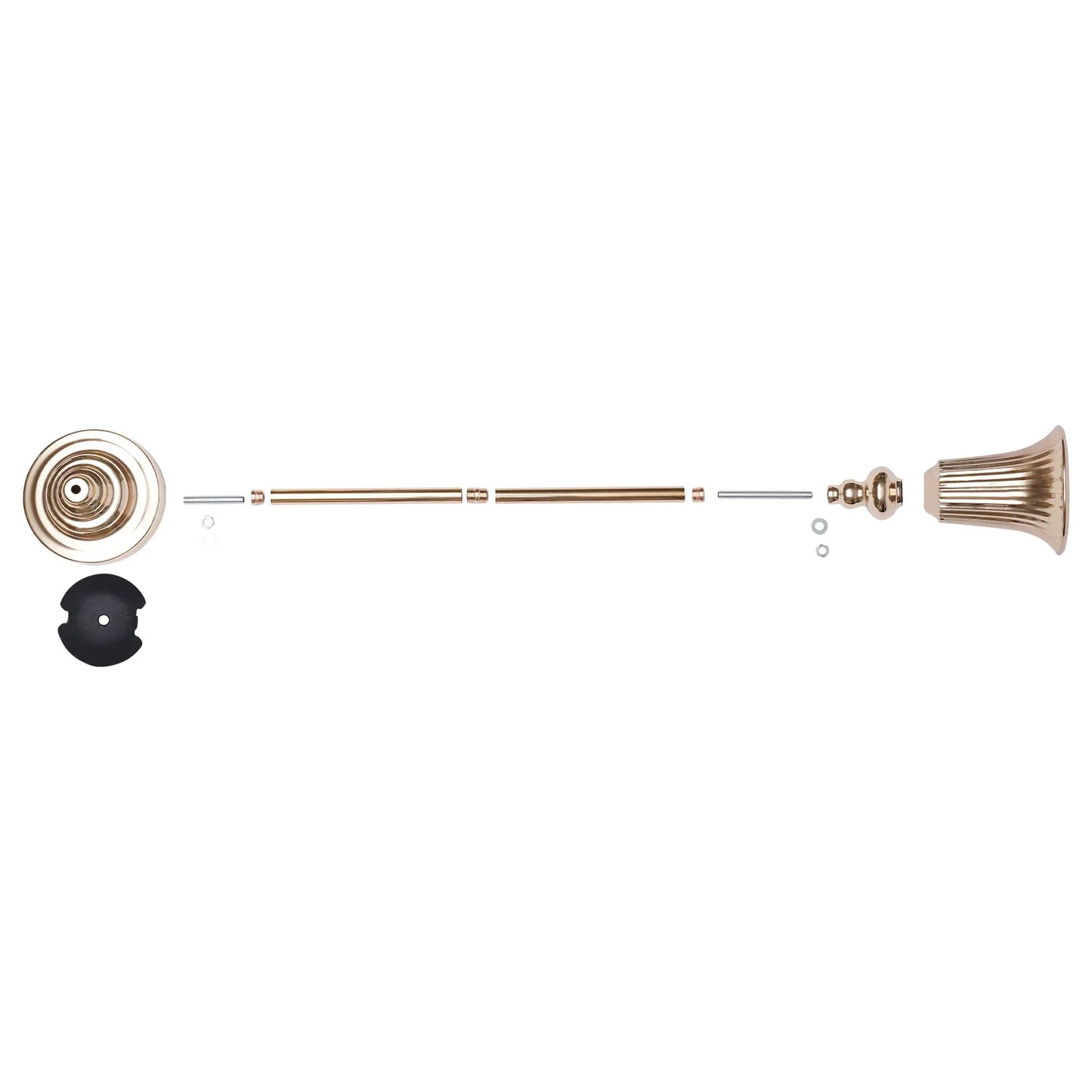 10Pcs Versatile Wedding stands Metal Trumpet Holders Vases For Weddings, Party Decorations