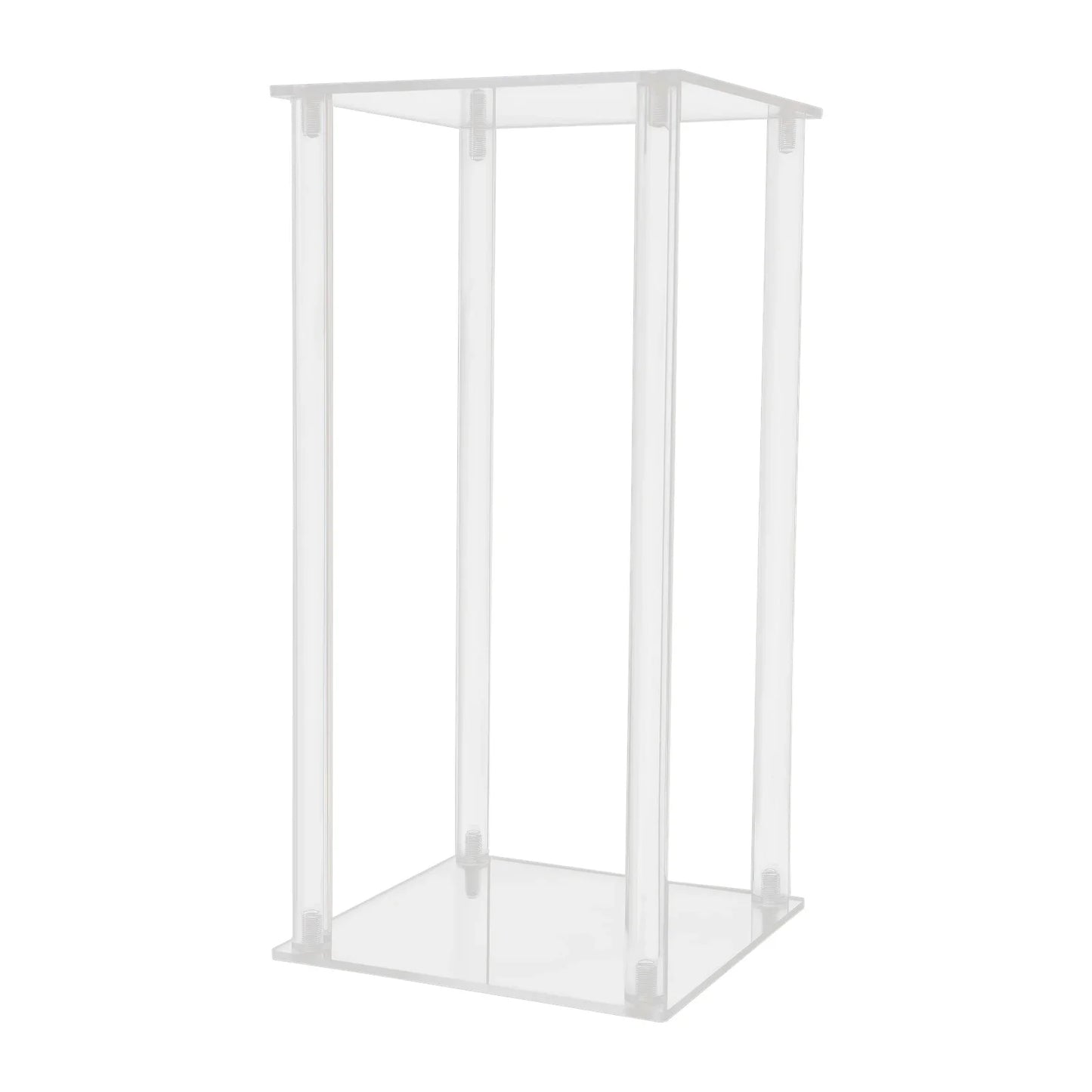 10PCS Clear Acrylic Wedding Flower Stands Rectangular holder For Weddings, Birthday Parties, Baby Showers,etc