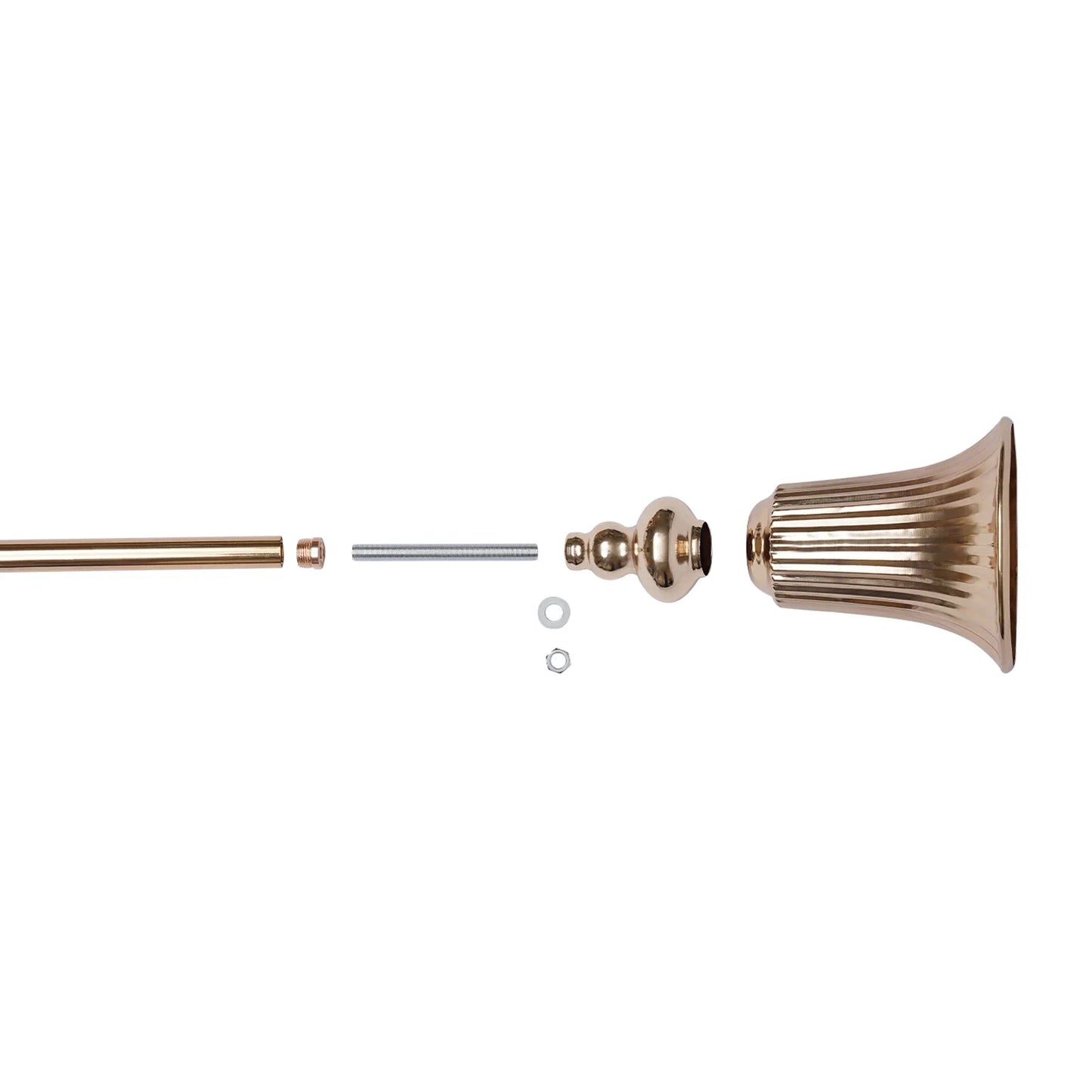 10Pcs Versatile Wedding stands Metal Trumpet Holders Vases For Weddings, Party Decorations