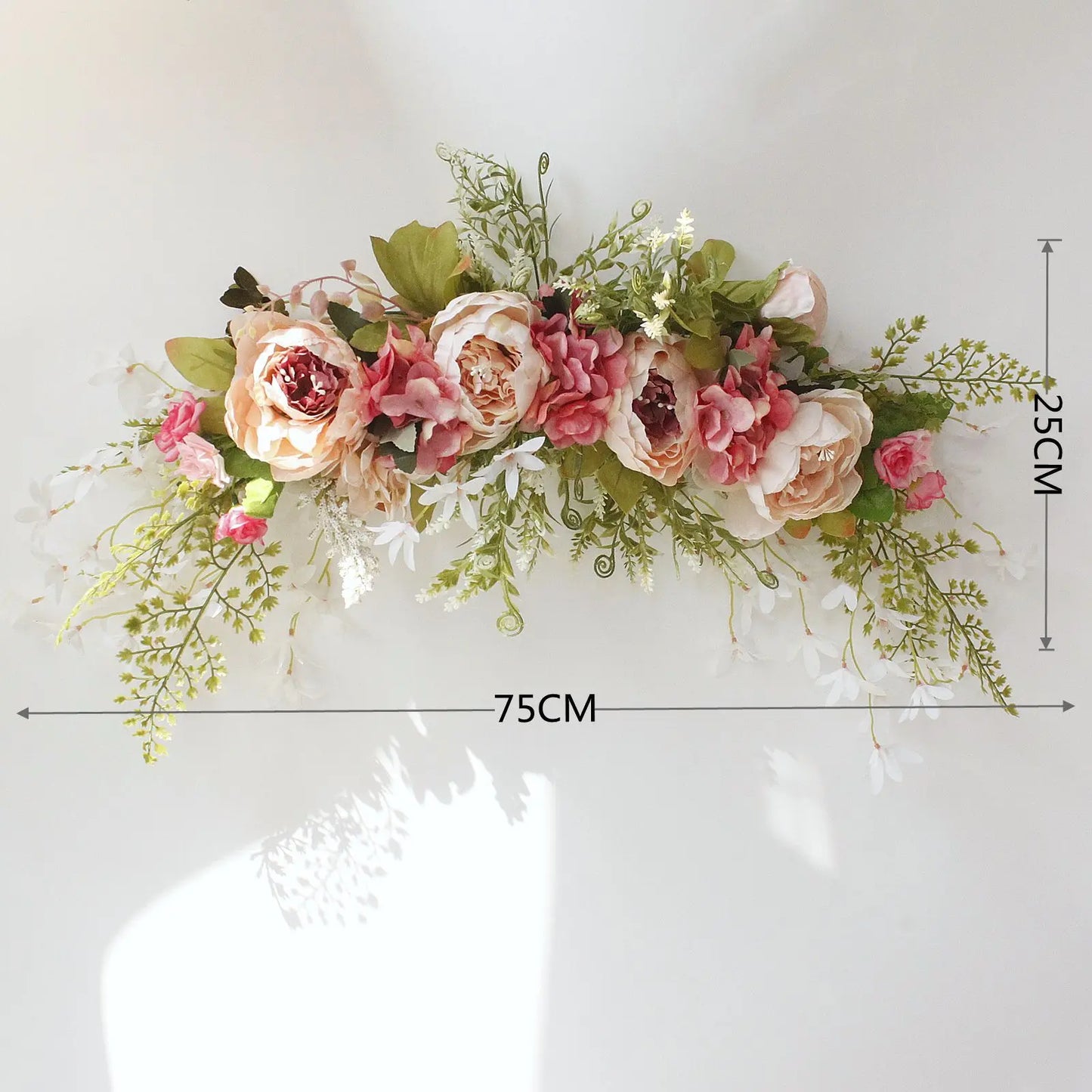 Artifial Flowers For Wedding Arch Decoration Front Door Hanging Flower String Bedroom Wall Decor Table Flower Row Fake Plants
