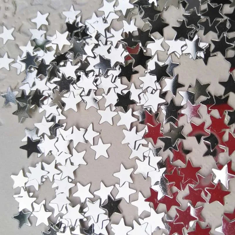 15g Iridescent Sparkle Star Glitter Confetti 6MM Gold For New Year Confetti Party Table Scatter Christmas Decor DIY Supplie