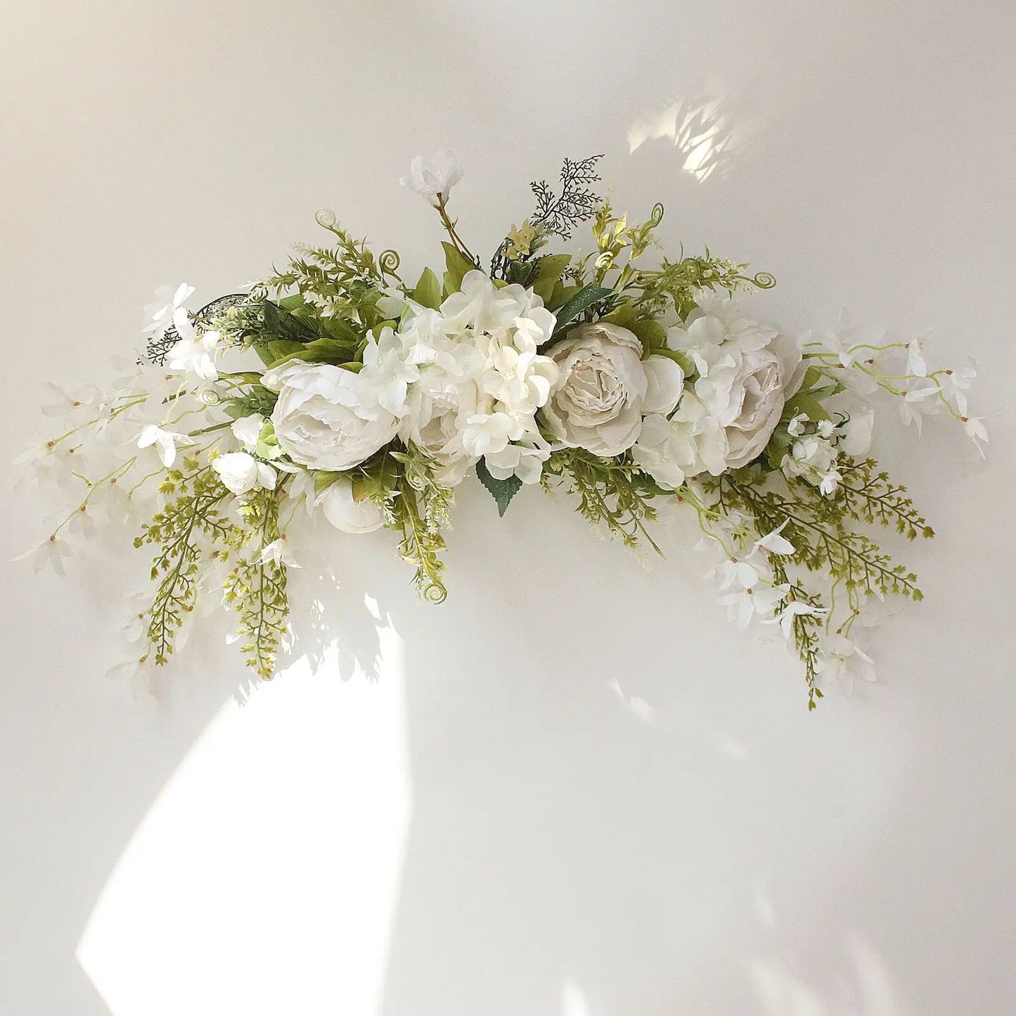 Artifial Flowers For Wedding Arch Decoration Front Door Hanging Flower String Bedroom Wall Decor Table Flower Row Fake Plants