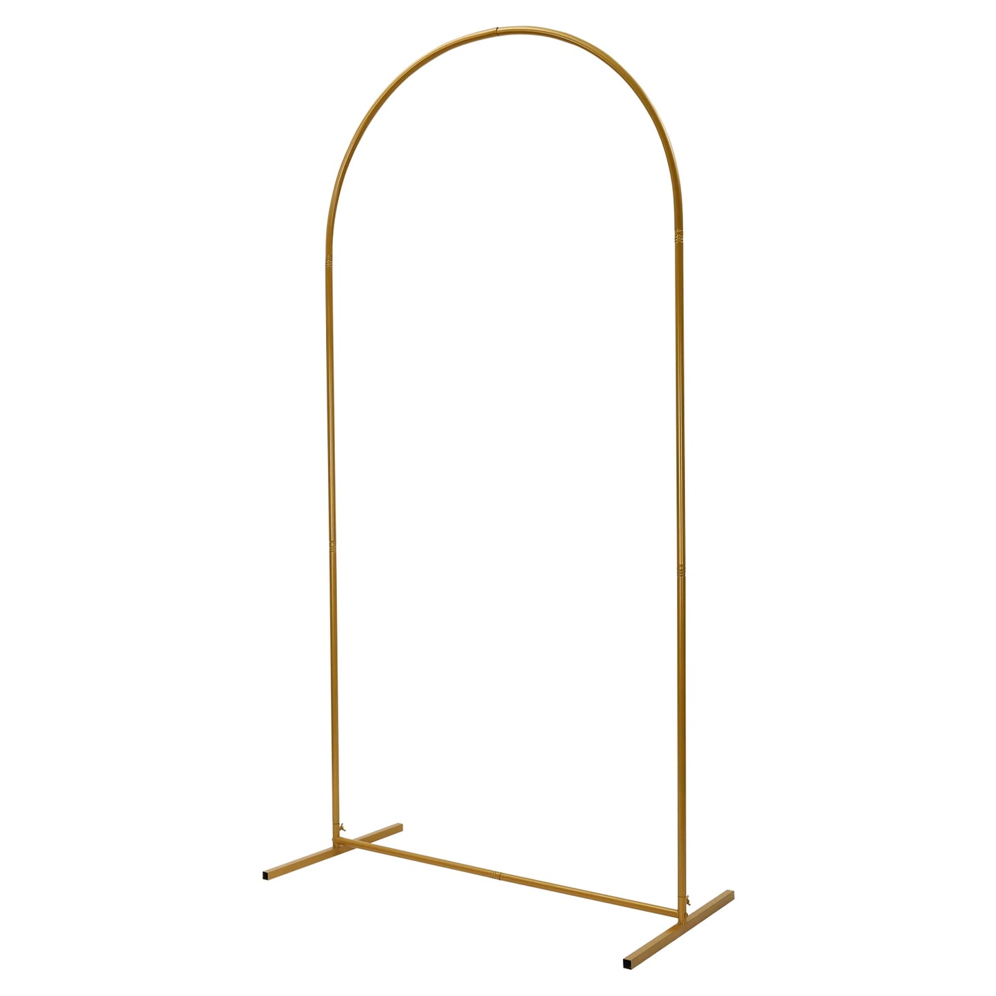 2m Wedding Arch Frame Kit | 100x200cm Elastic Rose Red Cover, Balloon Backdrop Stand