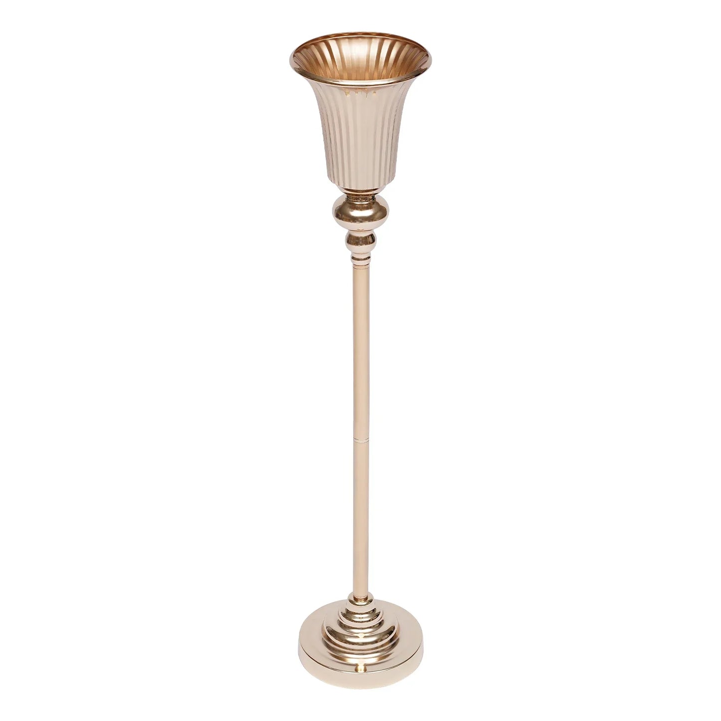 10Pcs Versatile Wedding stands Metal Trumpet Holders Vases For Weddings, Party Decorations