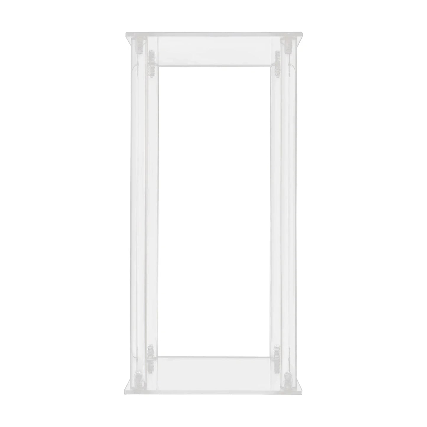 10PCS Clear Acrylic Wedding Flower Stands Rectangular holder For Weddings, Birthday Parties, Baby Showers,etc