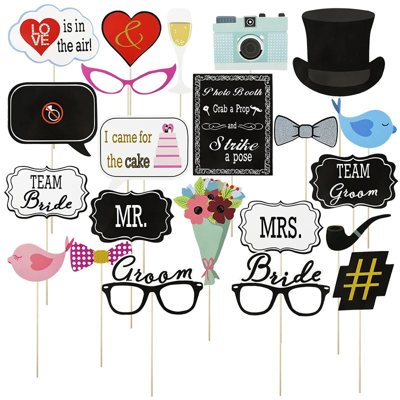 Wedding Decoration Photo Booth props