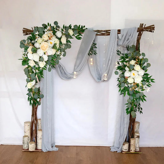 Artificial Arch Flowers  for Boho Wedding Ceremony Flower Garlands Arrangement Reception Backdrop Decor Artificial flowers room