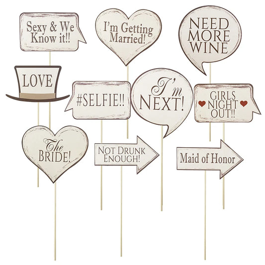 Wedding Decoration Photo Booth props