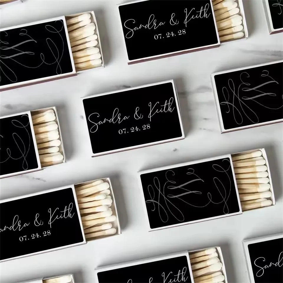 Printed Matchboxes, Personalized Wedding Matchboxes, Handmade Matchboxes, Bulk Matchboxes, Sage Green Colored Matchbox