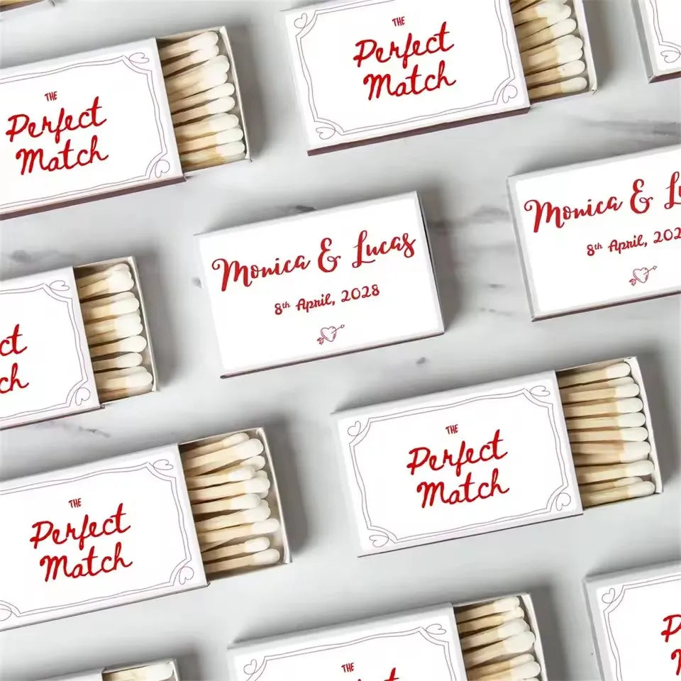 Printed Matchboxes, Personalized Wedding Matchboxes, Handmade Matchboxes, Bulk Matchboxes, Sage Green Colored Matchbox