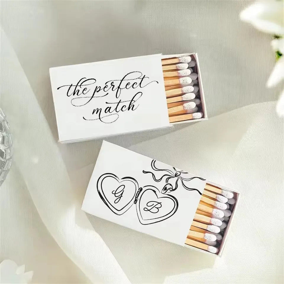 Printed Matchboxes, Personalized Wedding Matchboxes, Handmade Matchboxes, Bulk Matchboxes, Sage Green Colored Matchbox