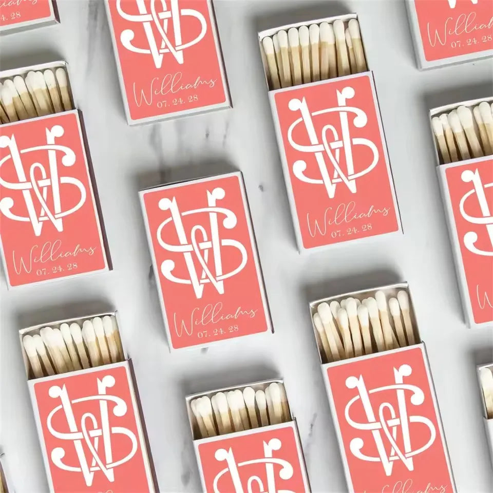Printed Matchboxes, Personalized Wedding Matchboxes, Handmade Matchboxes, Bulk Matchboxes, Sage Green Colored Matchbox