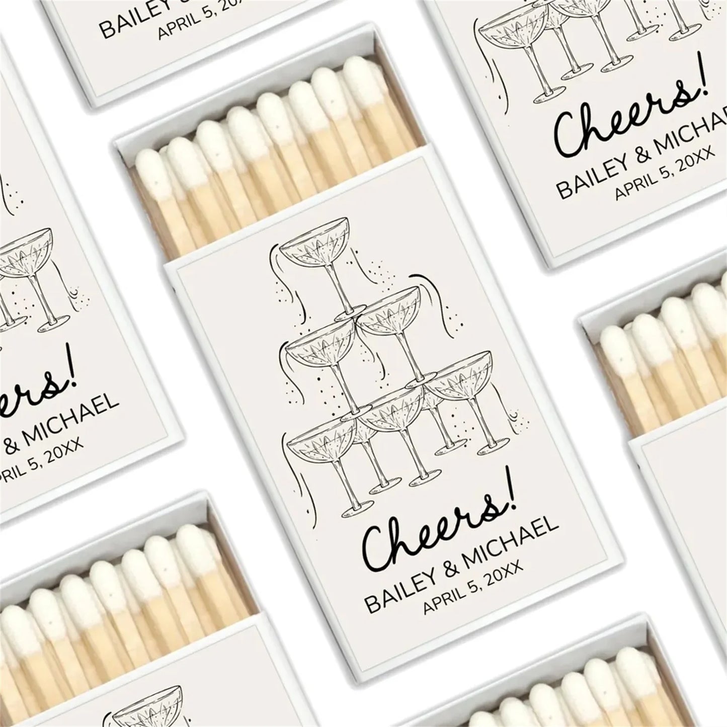 Printed Matchboxes, Personalized Wedding Matchboxes, Handmade Matchboxes, Bulk Matchboxes, Sage Green Colored Matchbox